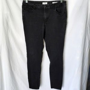 Jessica simpson black high rise skinny jeans